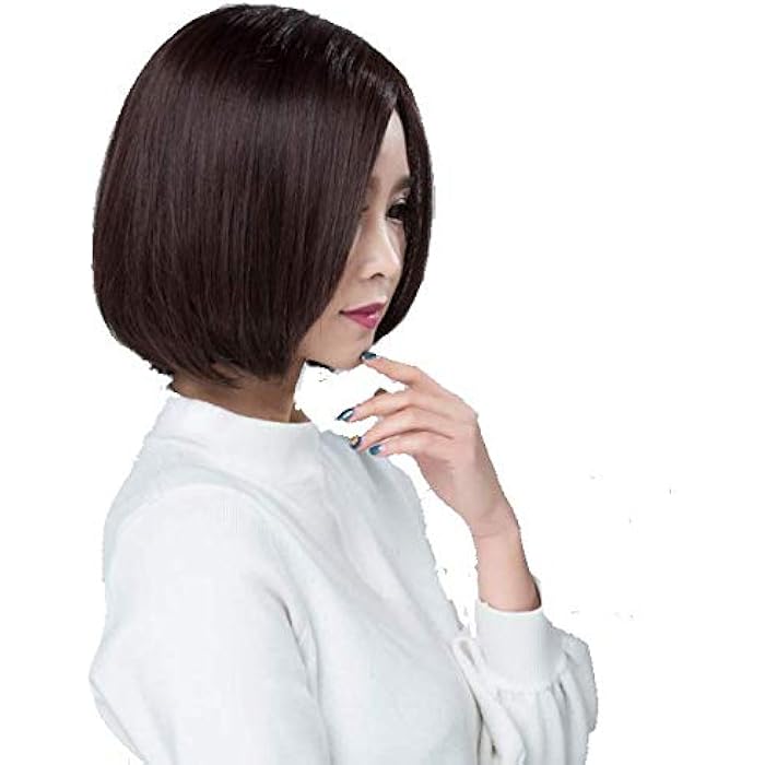 DILLARDS Wig Wave Head Chemical Fiber High Temperature Wire Short Straight Hair Ladies - Image 3